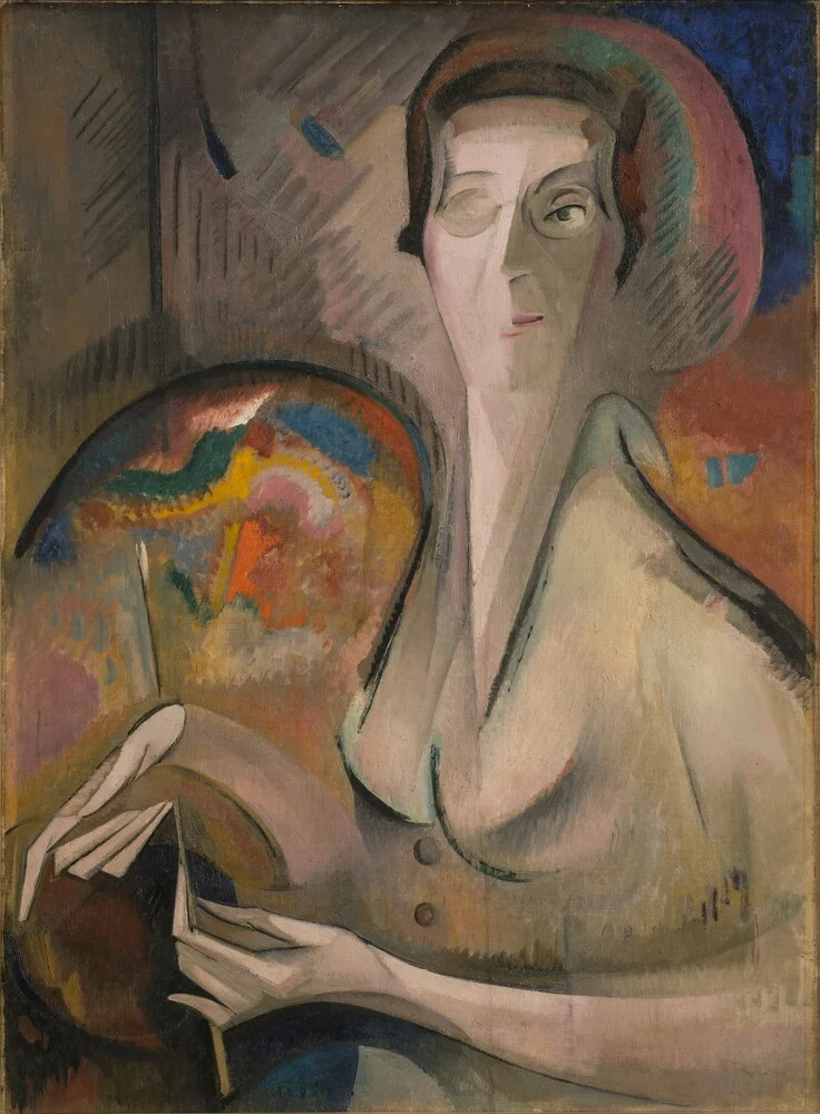 Alice Bailly: Selbstporträt - fotokunst von Art Classics