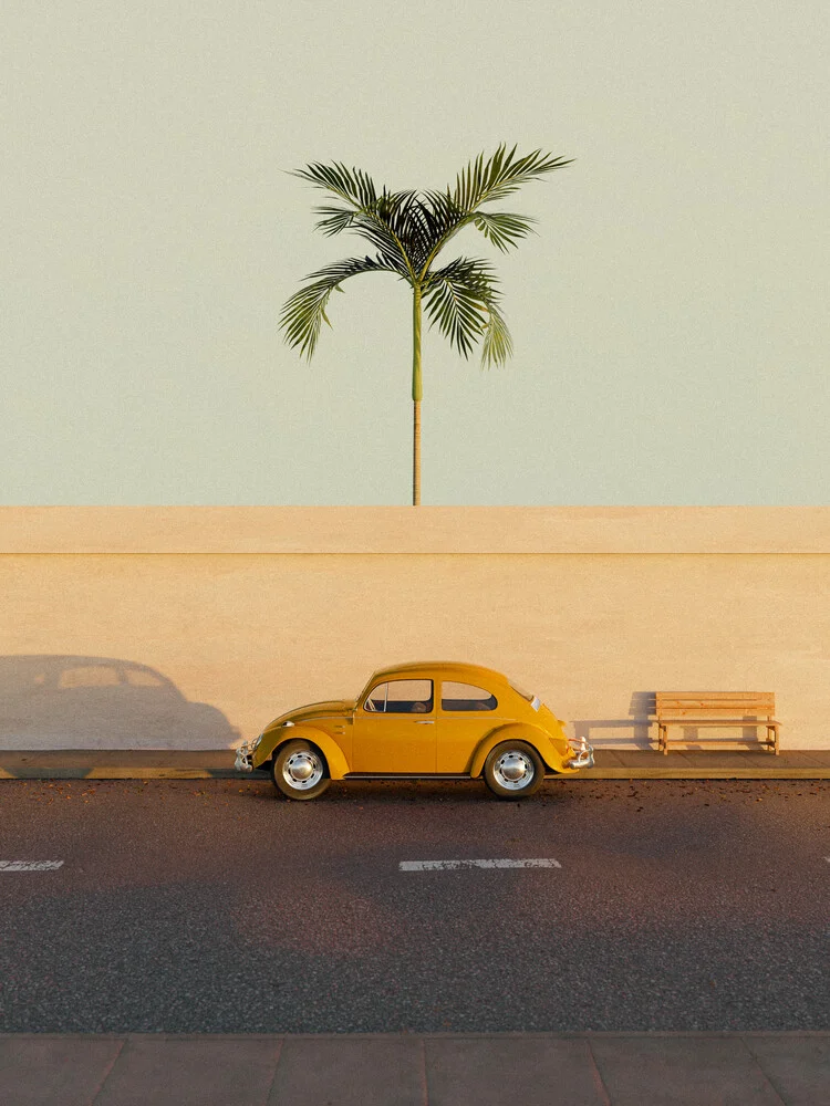 Yellow Beetle - Fineart photography by Jonas Hafner