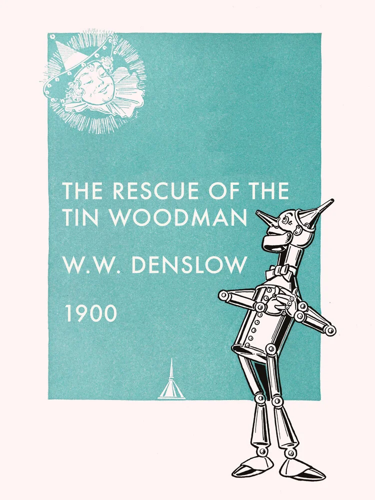 William Wallace Denslow: The Rescue of the Tin Woodman (Typography) - Fineart photography by Vintage Collection