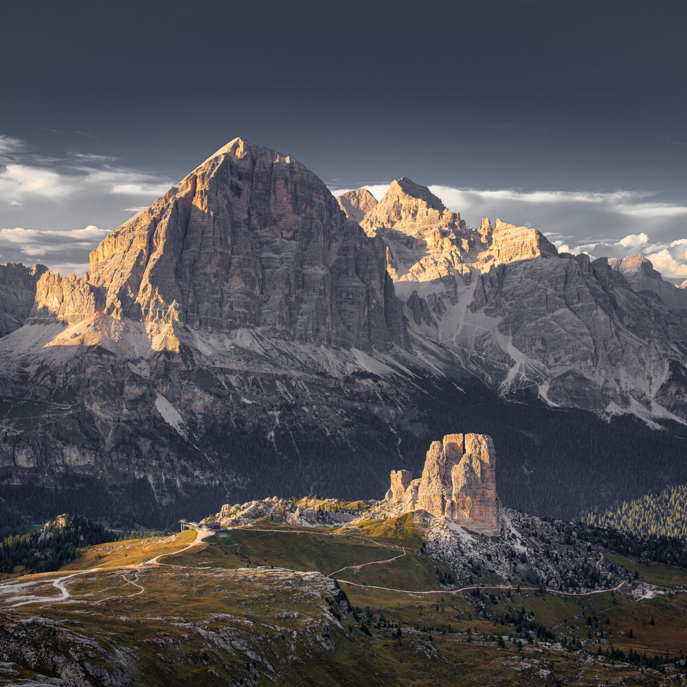 Tofane and the five towers - Fineart photography by Franz Sussbauer