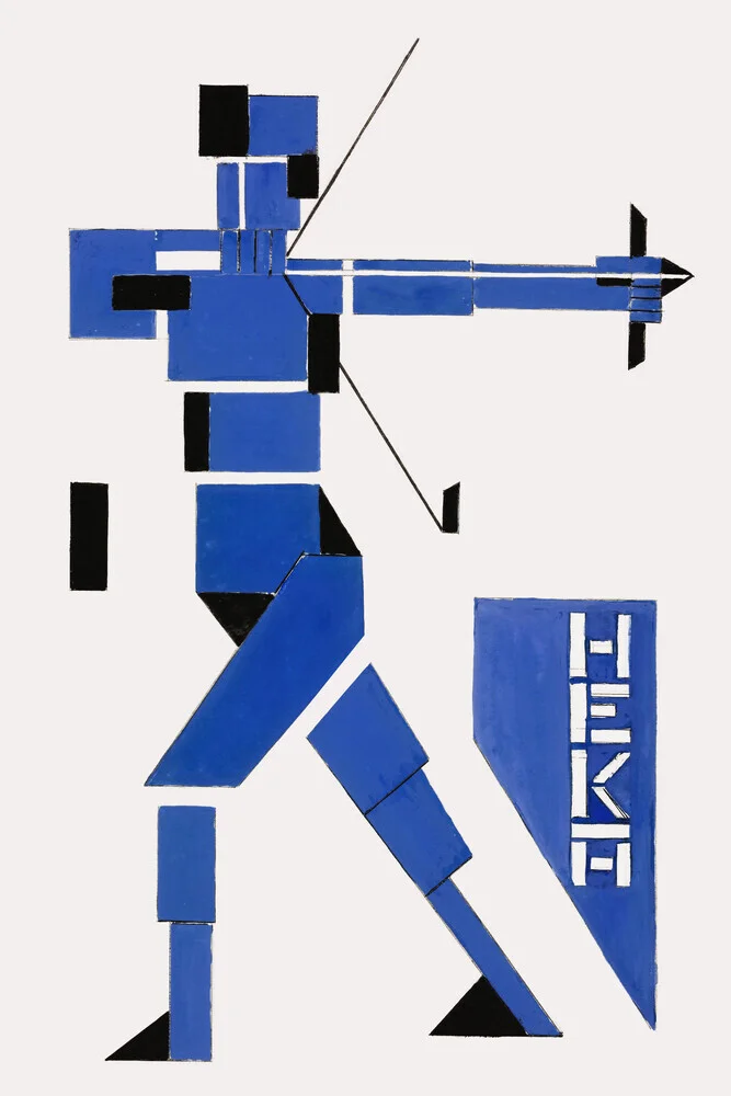 Theo van Doesburg: Design for Poster - fotokunst von Vintage Collection