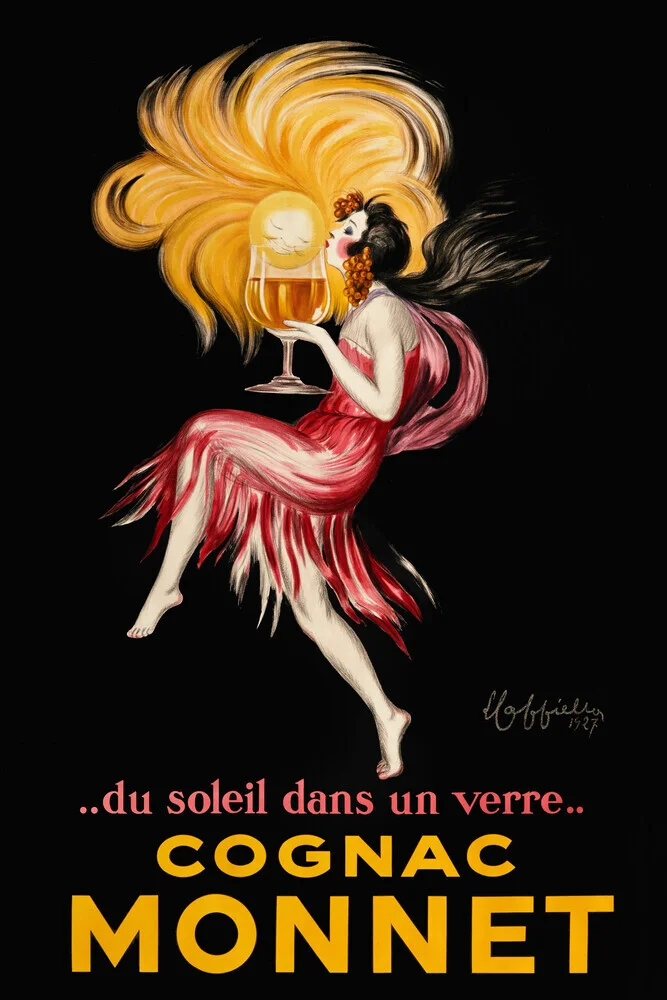 Leonetto Cappiello: Cognac Monnet - fotokunst von Vintage Collection