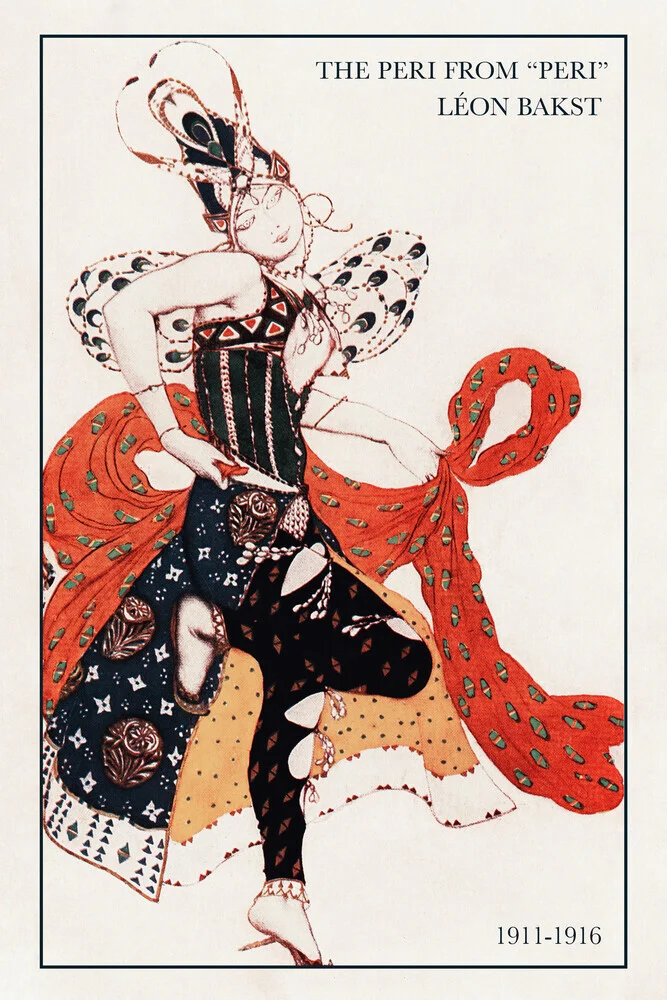 Léon Bakst: The Peri from ‘Peri’ - Fineart photography by Vintage Collection