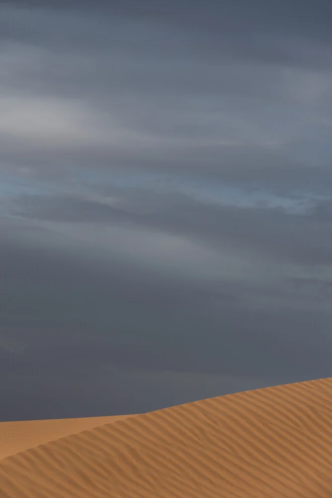 Cloudy weather in the desert - fotokunst von Photolovers .