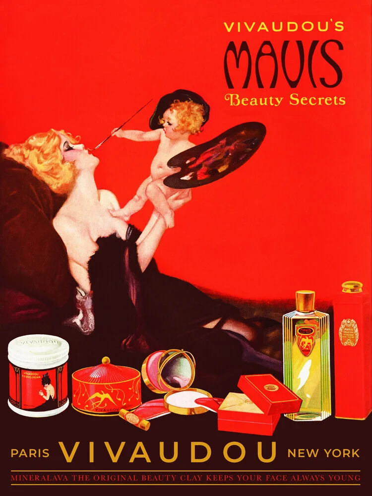 Vivaudous' Mavis Beauty Secrets - Fineart photography by Vintage Collection