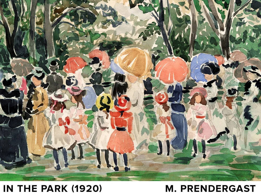 Maurice Prendergast: Im Park - fotokunst von Art Classics