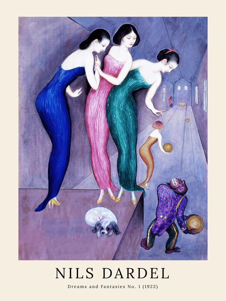 Nils Dardel: Dreams and Fantasies no.1 - Fineart photography by Art Classics