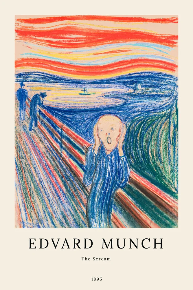 Edvard Munch: Der Schrei - fotokunst von Art Classics