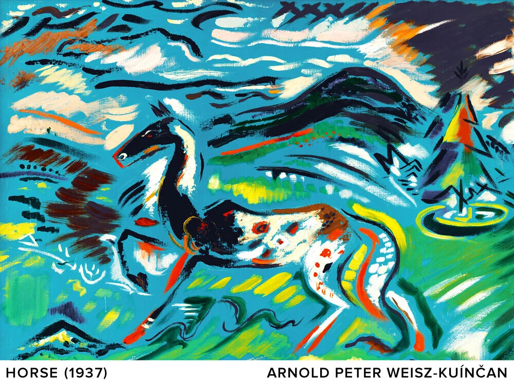 Arnold Peter Weisz-Kubincan: Pferd - fotokunst von Art Classics