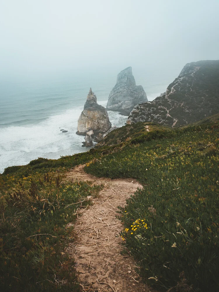 Weg zum Ursa Strand in Portugal - fotokunst von Philipp Heigel