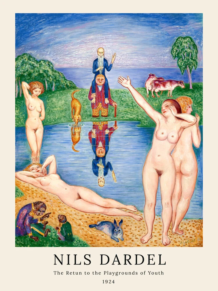 Nils Dardel: Die Rückkehr zu den Spielplätzen der Jugend - fotokunst von Art Classics