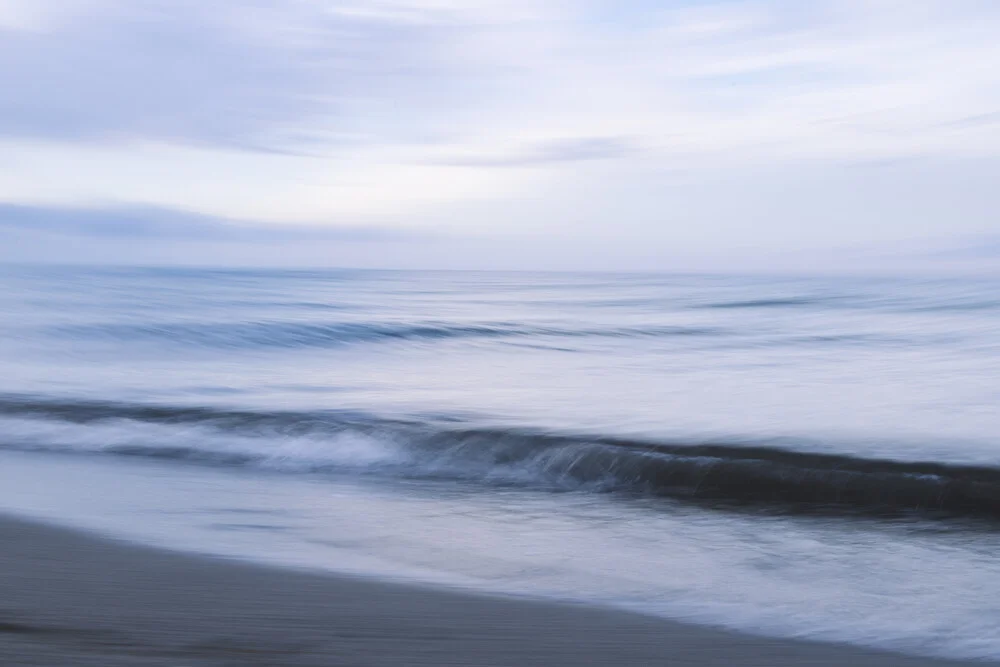 Ostsee Wellen verwischt - fotokunst von Nadja Jacke