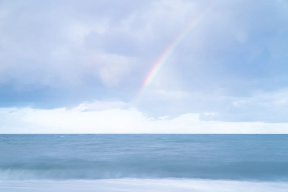 Baltic sea with rainbow - Fineart photography by Nadja Jacke