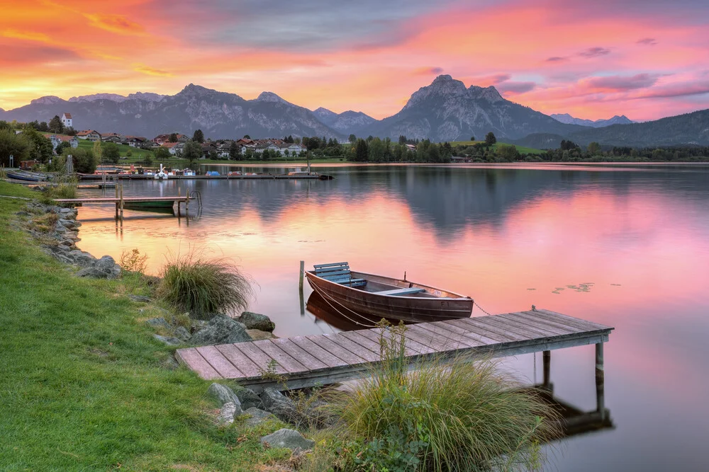 Hopfensee im Ostallgäu - fotokunst von Michael Valjak