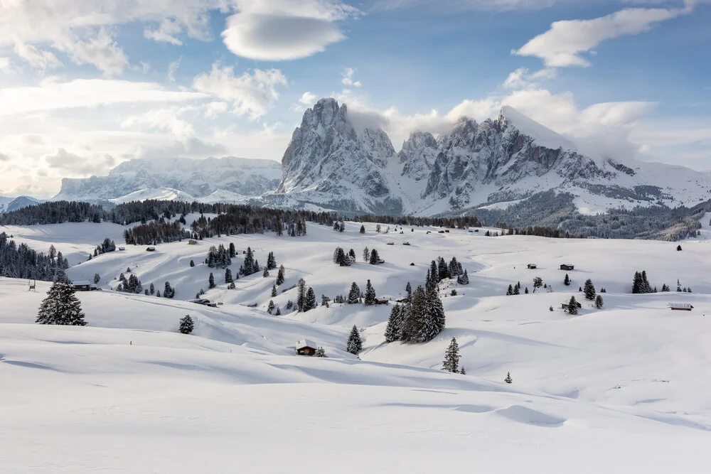 Seiser Alm Winterzauber - fotokunst von Michael Valjak