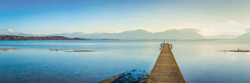 Wintertag am Chiemsee - fotokunst von Martin Wasilewski