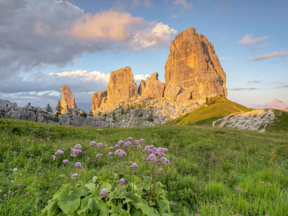 Cinque Torri in the Dolomites - Fineart photography by Michael Valjak