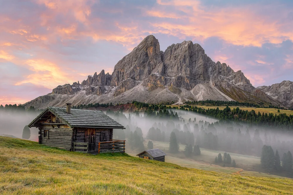 Morgens am Würzjochpass in Südtirol - fotokunst von Michael Valjak