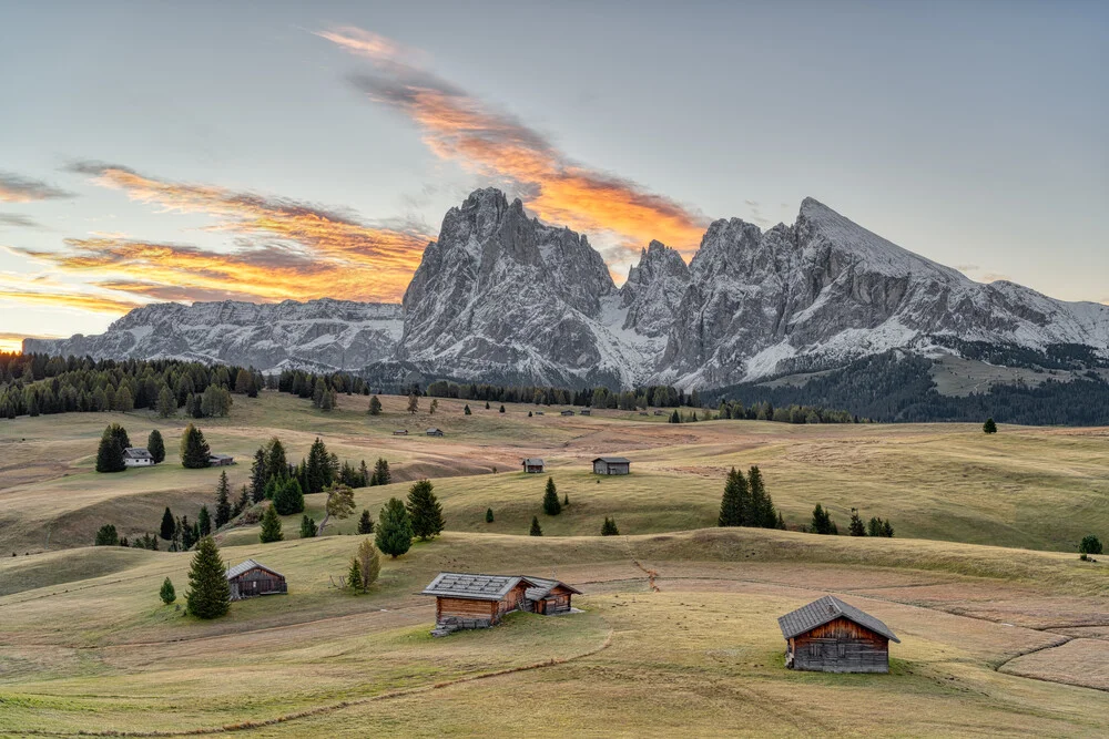 Herbst auf der Seiser Alm - fotokunst von Michael Valjak