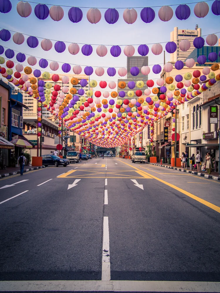 Singapore - China Town - fotokunst von Johann Oswald