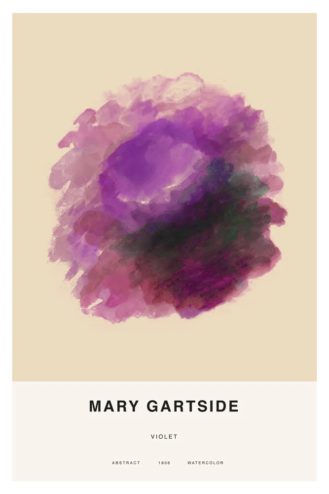 Mary Gartside: Violett - fotokunst von Art Classics