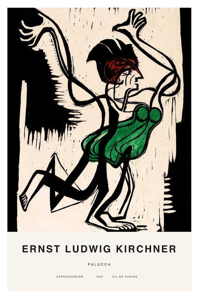 Ernst Ludwig Kirchner: Palucca - fotokunst von Art Classics