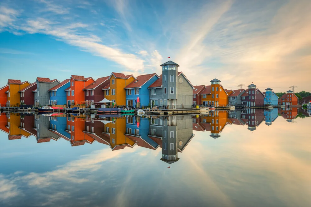 Reitdiephaven in Groningen - fotokunst von Michael Valjak