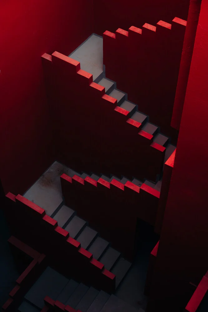 La Muralla Roja - Ricardo Bofill IV - fotokunst von André Alexander