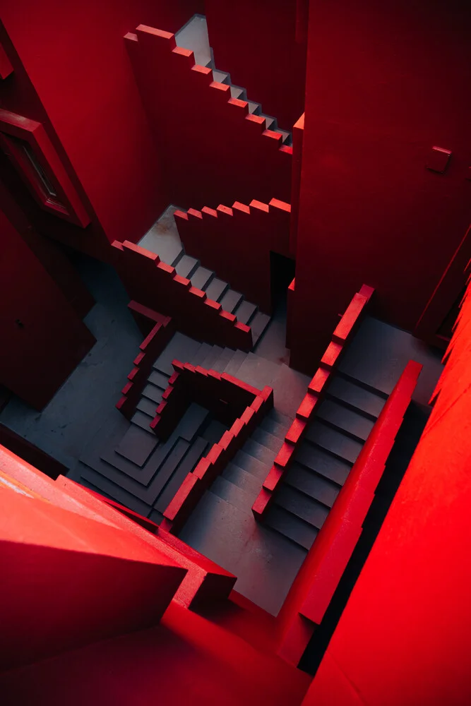 La Muralla Roja - Ricardo Bofill VIII - fotokunst von André Alexander