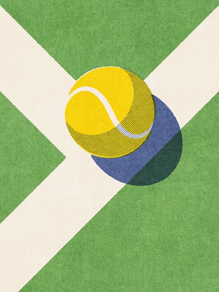 BALLS Tennis grass court I - Fineart photography by Daniel Coulmann
