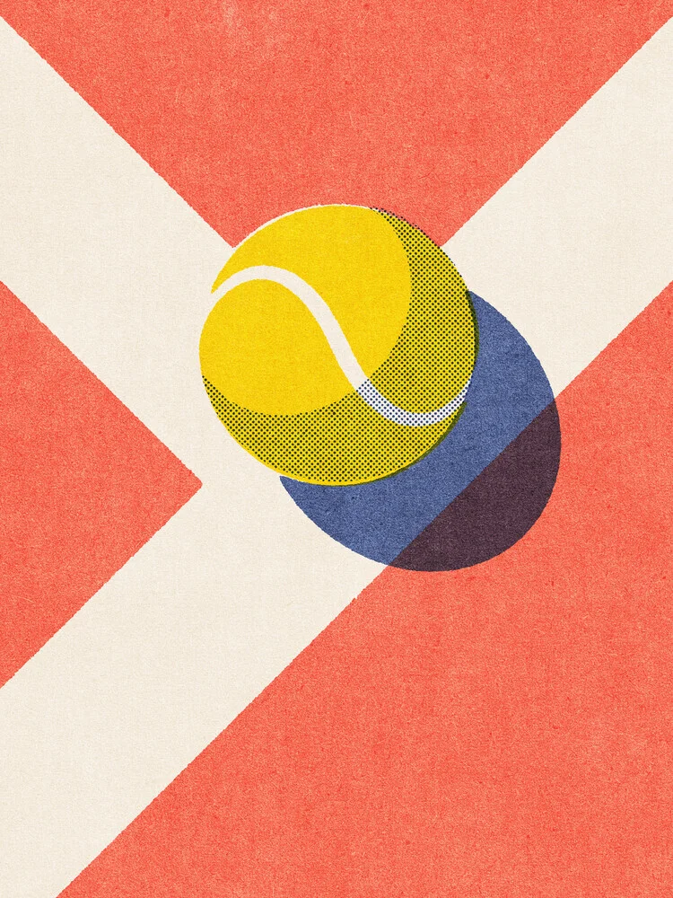 BALLS Tennis clay court I - Fineart photography by Daniel Coulmann