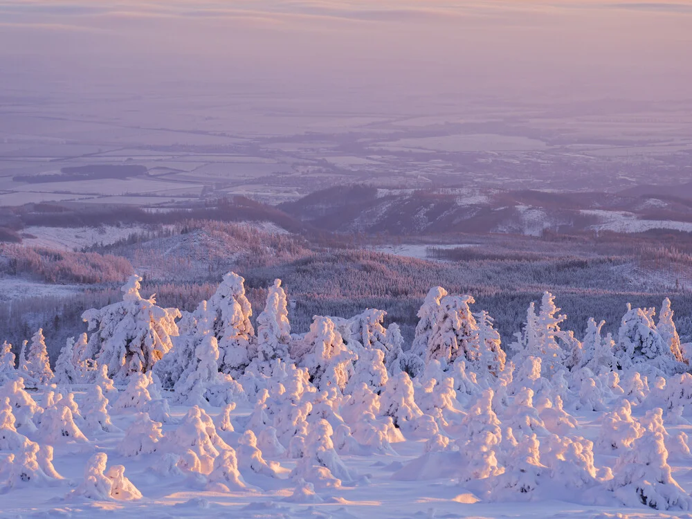 Winter landscape on the brocken in the harz - Fineart photography by Christian Noah