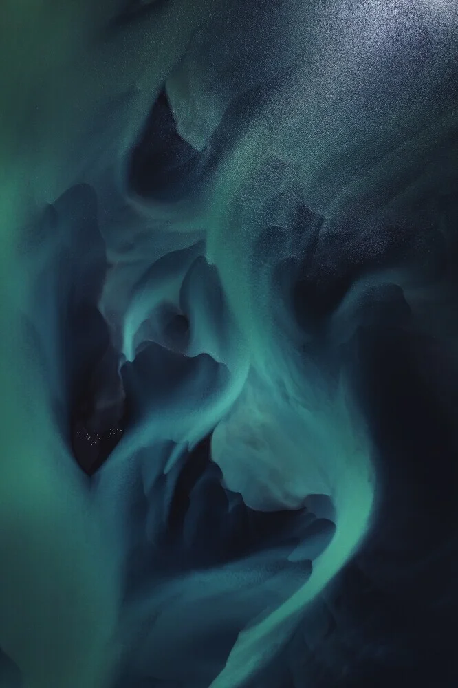 Isländische Flussvenen - fotokunst von Patrick Monatsberger