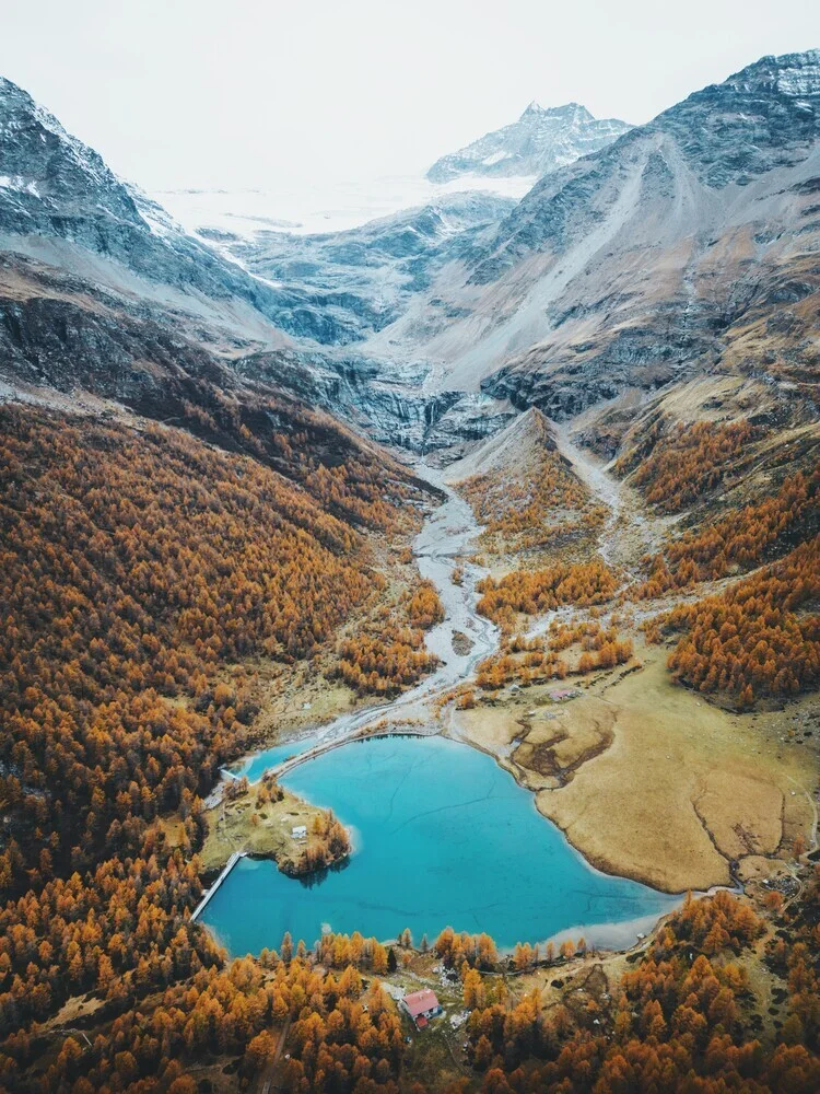 Heart-Shaped Lake - Fineart photography by Patrick Monatsberger