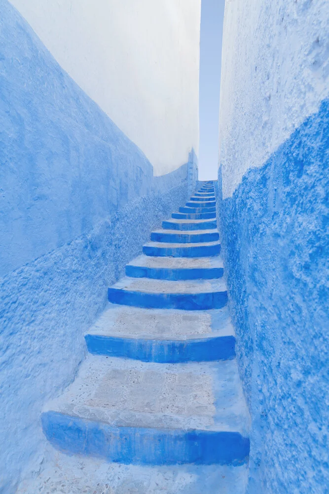 Blue Stairs - Fineart photography by Rupert Höller
