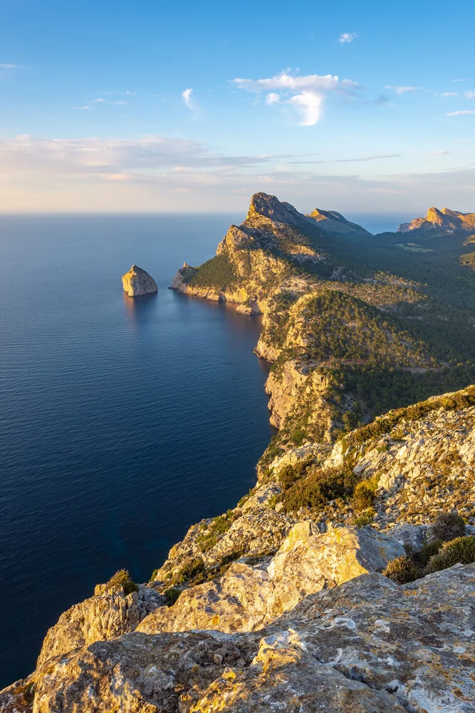 Cap de Formentor in the evening sun - Fineart photography by Michael Valjak