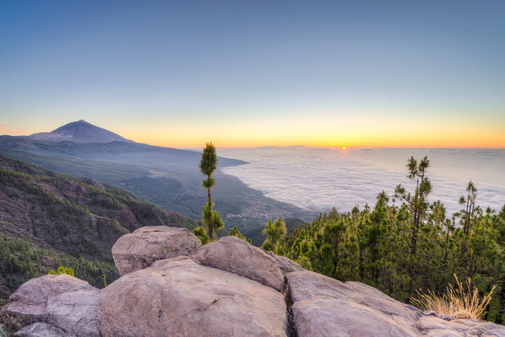 Sonnenuntergang auf Teneriffa - fotokunst von Michael Valjak