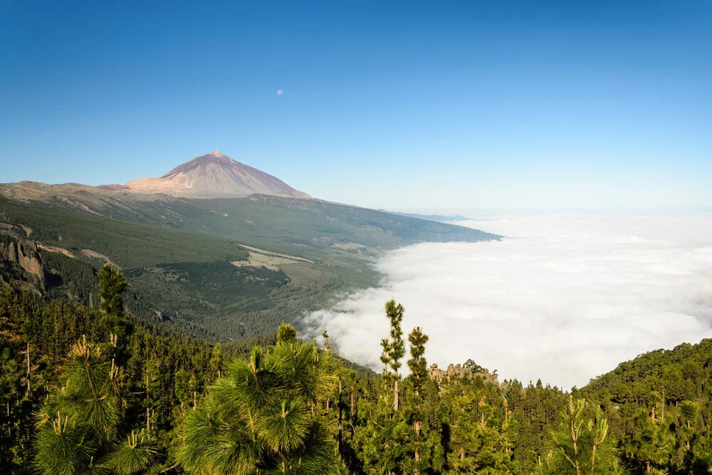 Teide und Orotavawolke auf Teneriffa - fotokunst von Michael Valjak