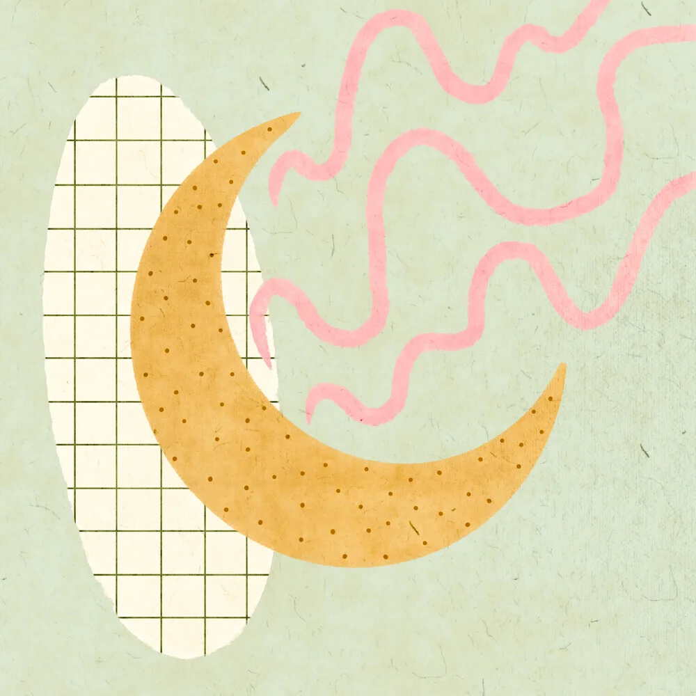 Pastel Moon - fotokunst von Lemon Fee