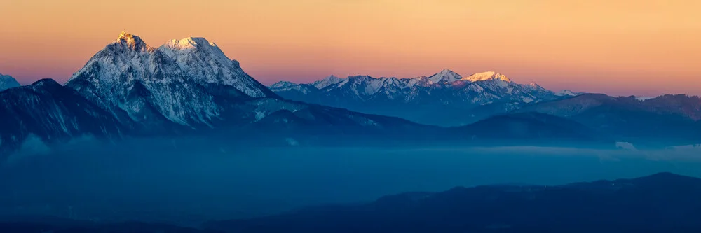 Chiemgauer Gipfel - fotokunst von Martin Wasilewski