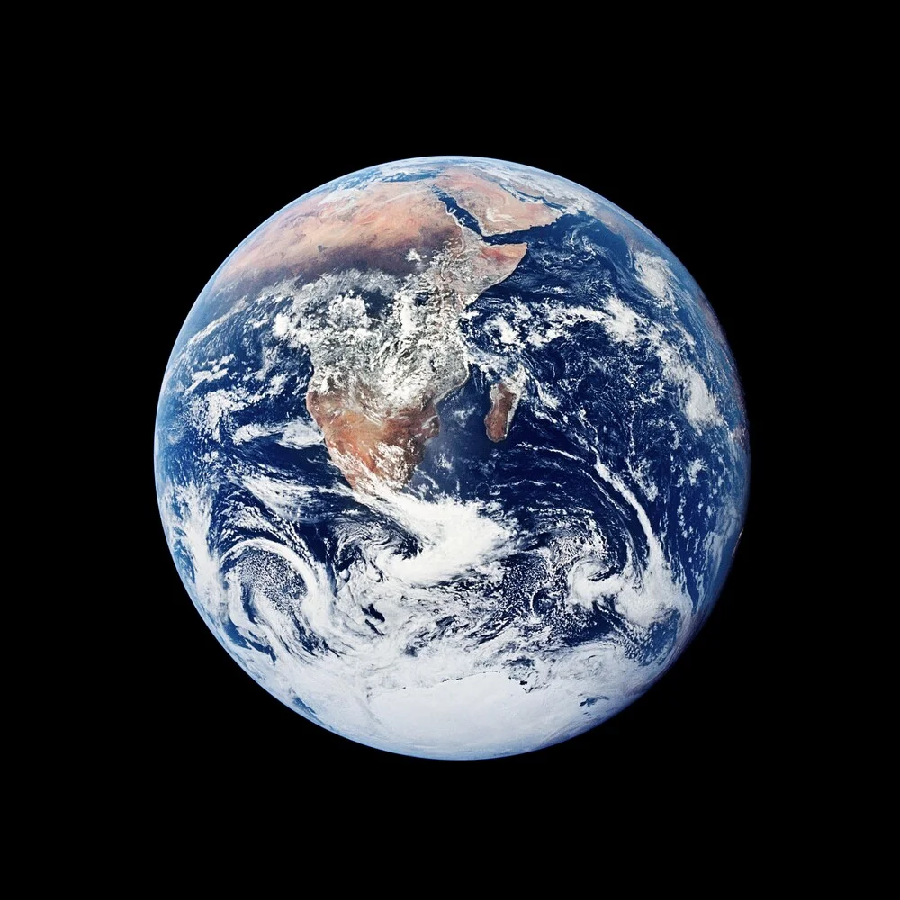 Blick aus dem Weltall auf unsere Erde - fotokunst von Nasa Visions
