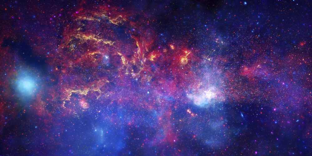 Das Zentrum unserer Milchstraße - fotokunst von Nasa Visions