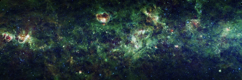 Unsere Milchstraße mit Cassiopeia und Cepheus - fotokunst von Nasa Visions