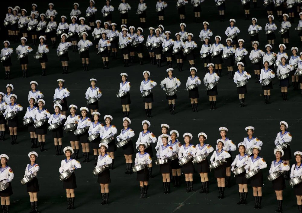 Arirang mass games in Pyongyang, North Korea - fotokunst von Eric Lafforgue