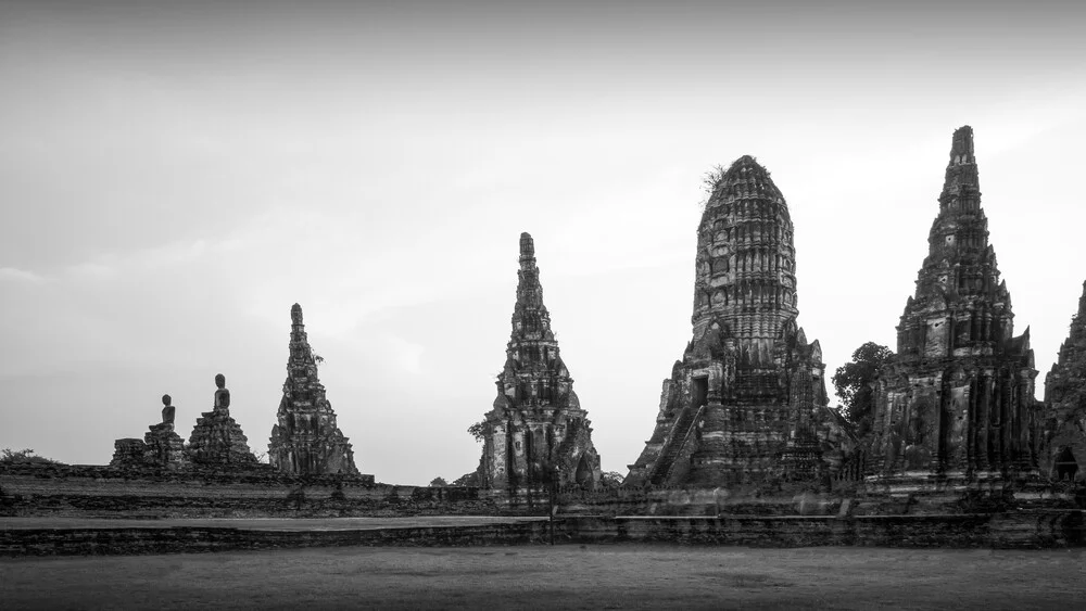 Tempel in Ayutthaya - fotokunst von Christian Janik