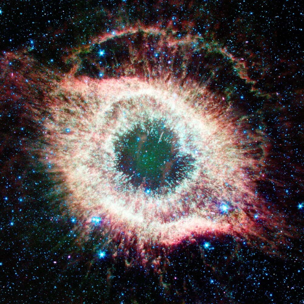 NASA Space Teleskop -  Aufnahme einer fernen Galaxie #4 - fotokunst von Nasa Visions