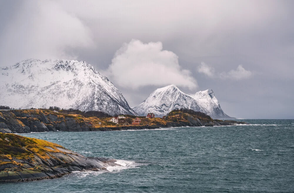Norwegische Nordmeerküste IIX - fotokunst von Franz Sussbauer