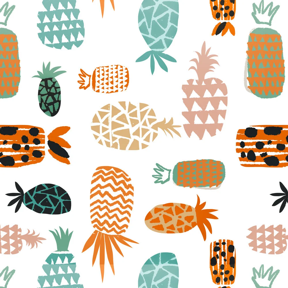 Crazy Pineapples - fotokunst von Uma Gokhale