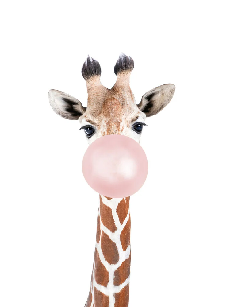 Bubble Gum Giraffe - fotokunst von Kathrin Pienaar