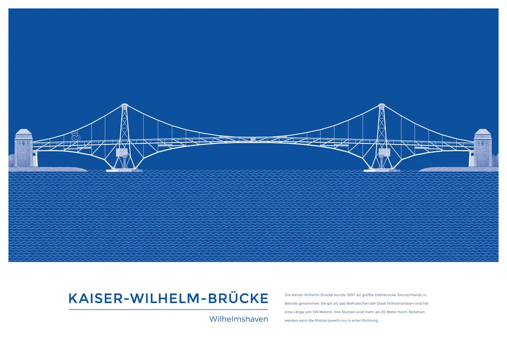 Michael Kunter - Kaiser Wilhelm Brücke - fotokunst von The Artcircle